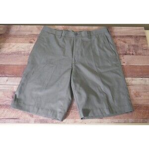 PGA Tour Golf Shorts Mens size 34 Gray Flat Front Performance Stretch